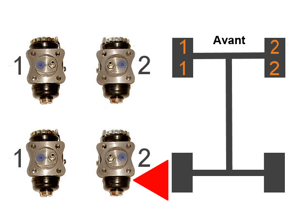 Cylindre de roue AVD2, avant 80